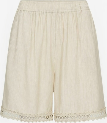 Loosefit Pantalon 'Fabrina' Soyaconcept en beige : devant