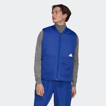 Gilet sportivo di ADIDAS SPORTSWEAR in blu: frontale