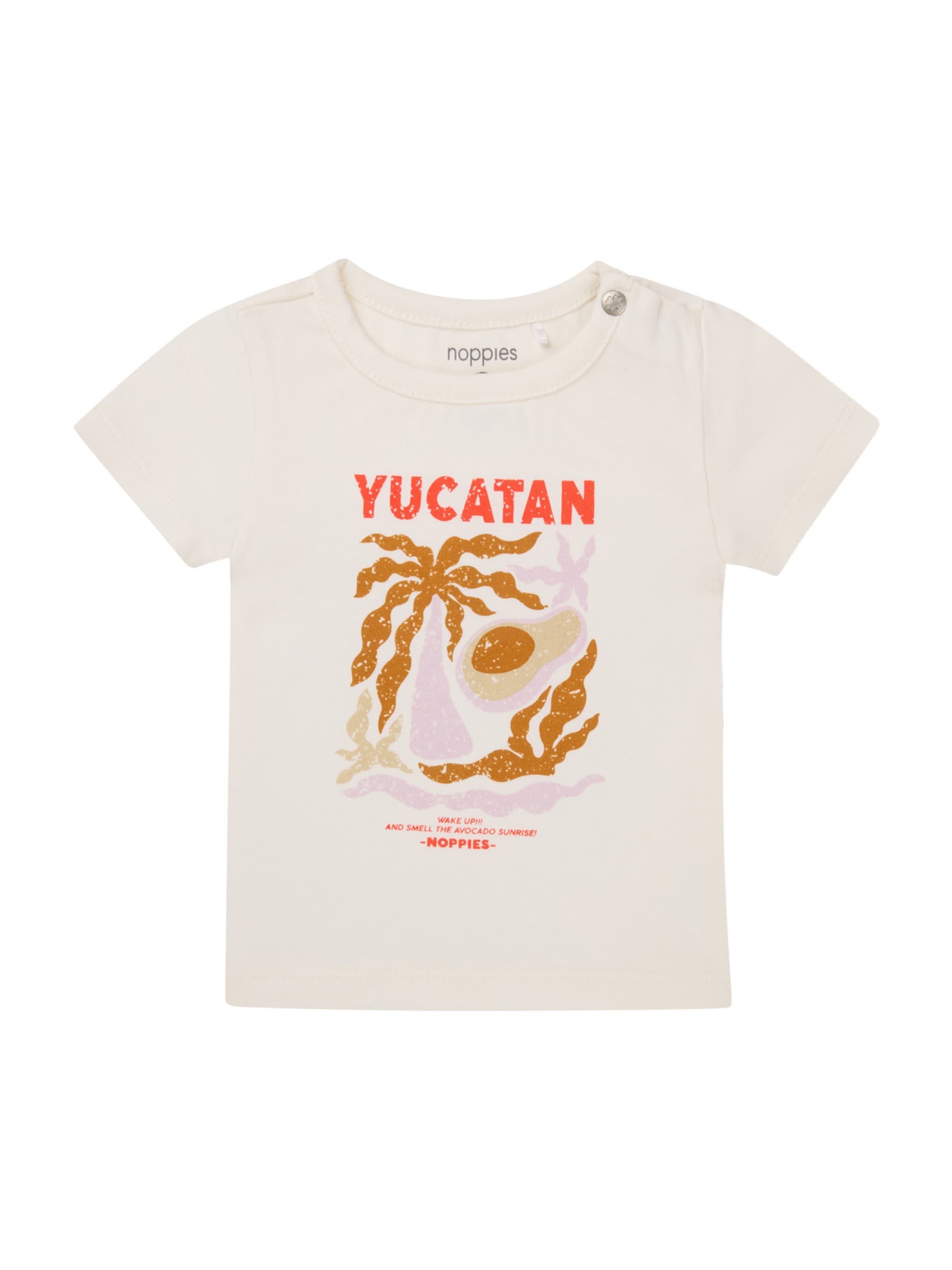 Noppies Футболка 'Ostra' в Белый: спереди