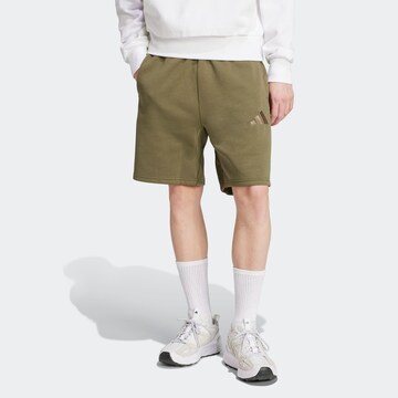 ADIDAS SPORTSWEAR Обычный Спортивные штаны 'ALL SZN' в Зеленый: спереди
