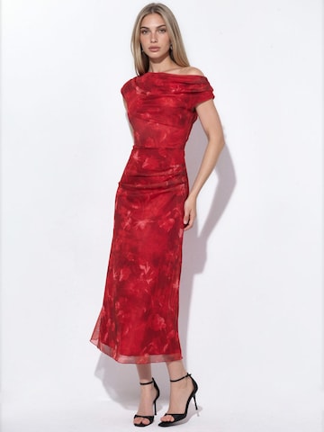 Robe 'Midi' Hiccup en rouge