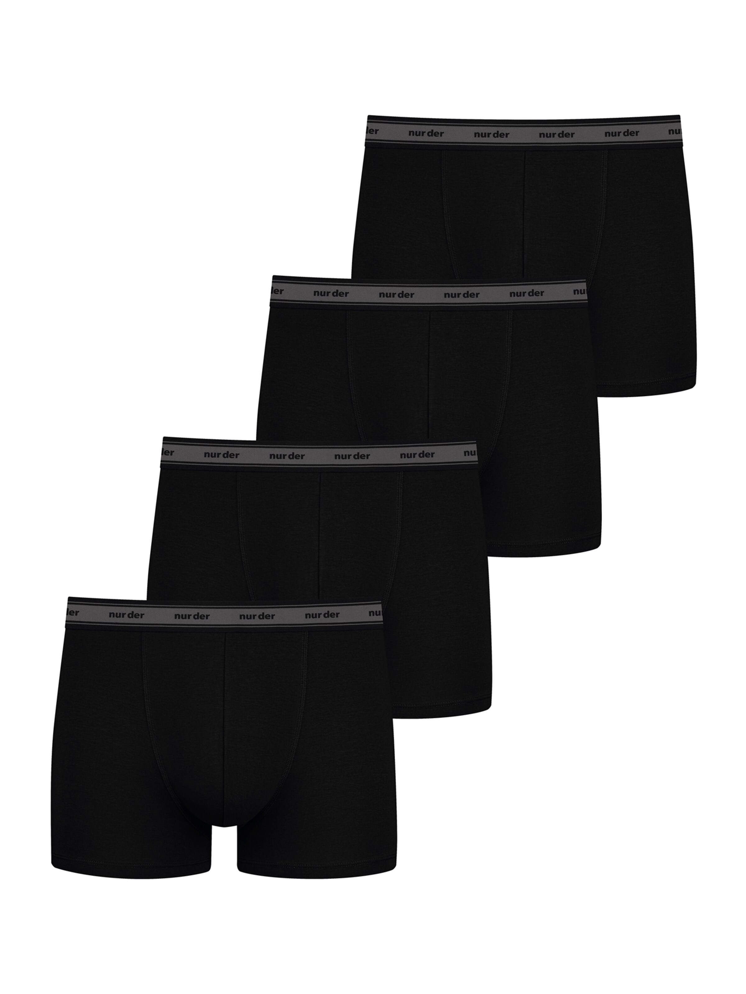 Nur Der Boxer shorts in Black: front