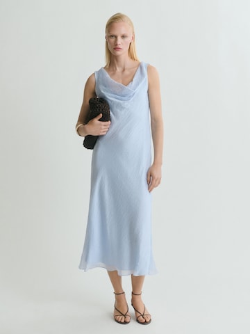 MANGO Dress in Blue: front