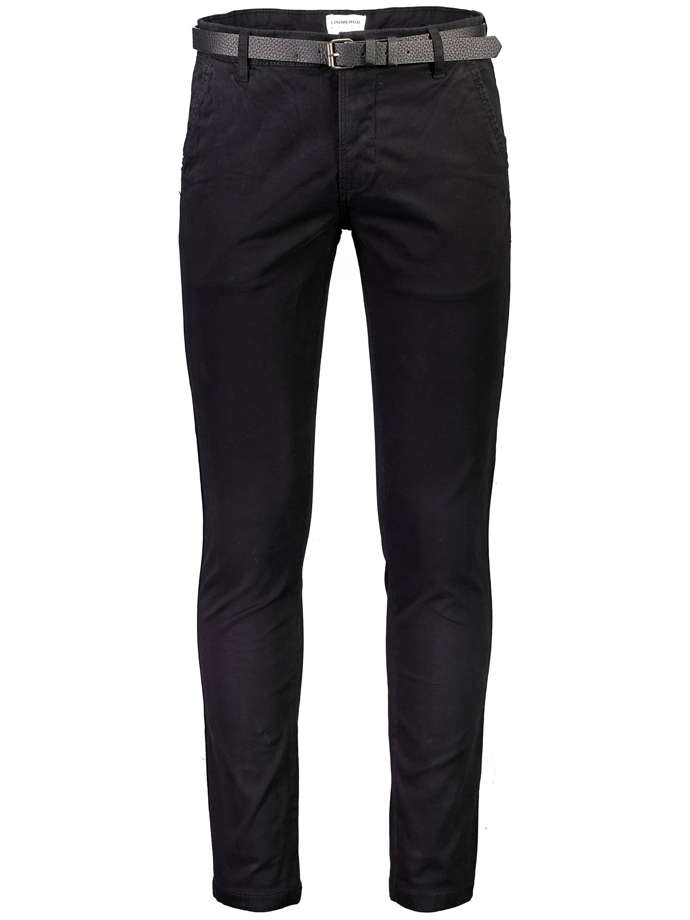 Pantaloni chino di Lindbergh in nero: frontale
