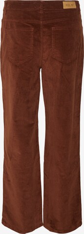 Noisy may Wide leg Pants 'Amanda' in Brown