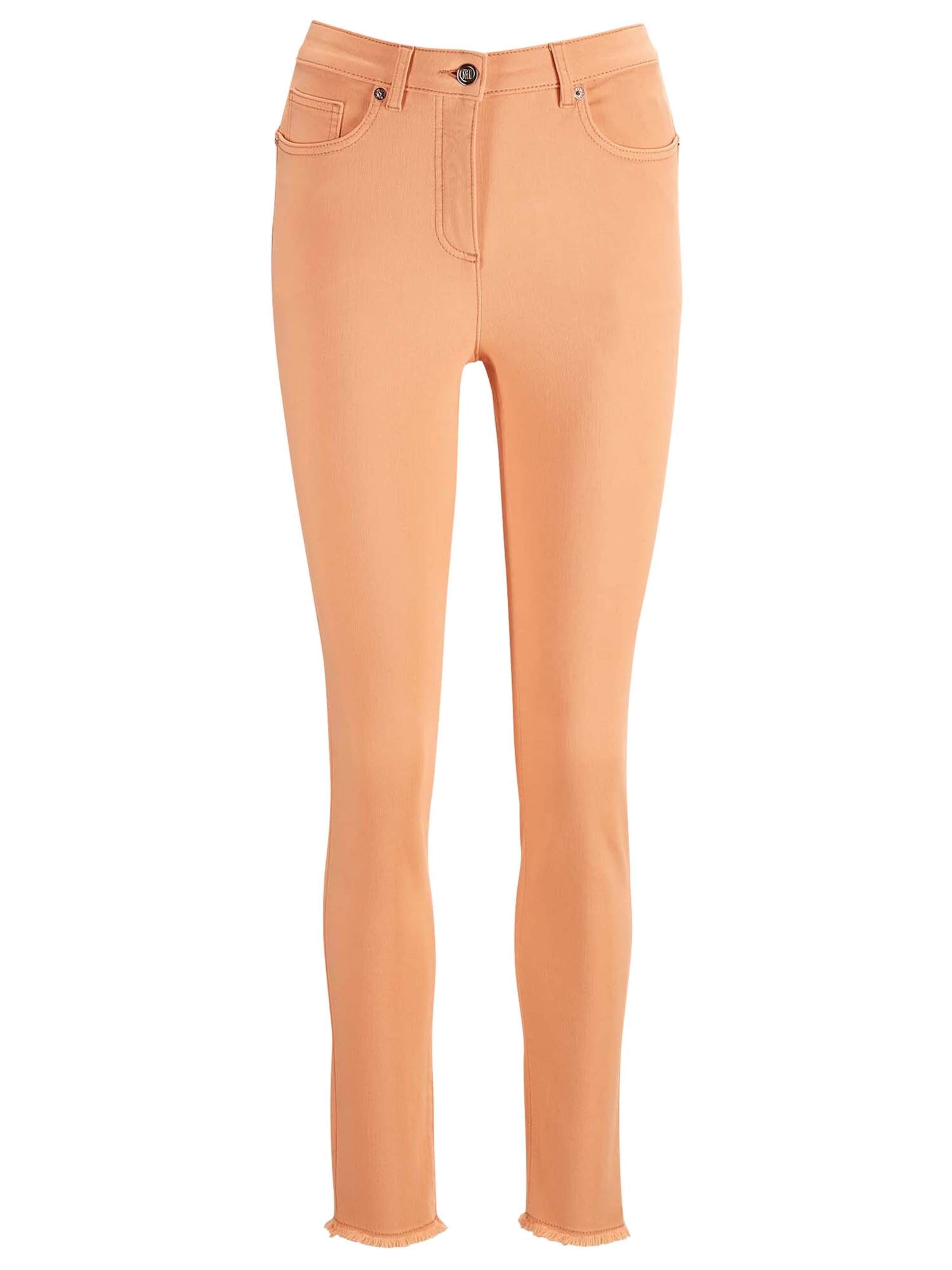 MADELEINE Skinny Jeans in Oranje: voorkant