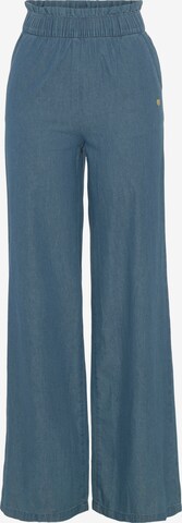 DELMAO Loose fit Pants in Blue: front