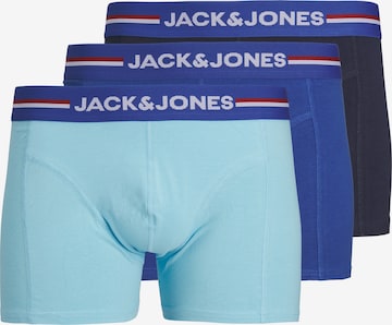 JACK & JONES Boxershorts 'TIM SOLID' i blå: framsida
