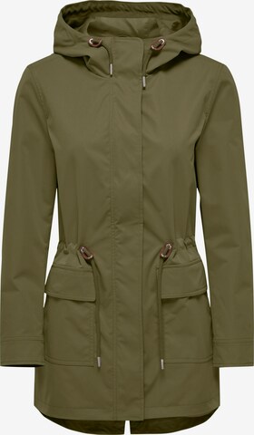 Parka mi-saison 'LOUISE' ONLY en vert : devant