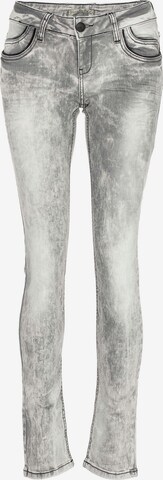 CIPO & BAXX Skinny Jeans 'C46006' in Grijs: voorkant