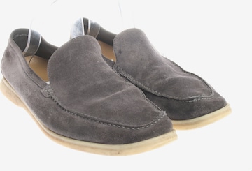 Loro Piana Halbschuhe 46,5 in Grau: Vorderseite
