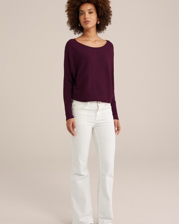 WE Fashion Sweater in Purple