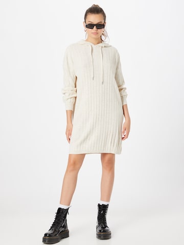 ONLY Knitted dress 'CAREY' in Beige