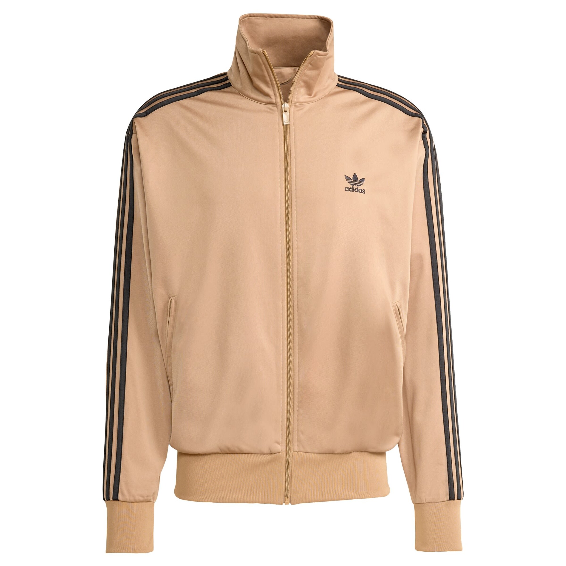 ADIDAS ORIGINALS Sweatjacke 'Adicolor Classics Firebird' in Braun: Vorderseite