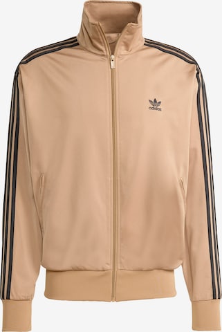 Veste de survêtement 'Adicolor Classics Firebird' ADIDAS ORIGINALS en marron : devant