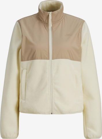 JJXX Fleece jas 'AVERY' in Beige: voorkant