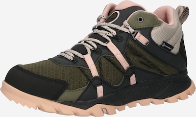 TIMBERLAND Schnürschuh 'Garrison' in khaki / rosa / schwarz, Produktansicht