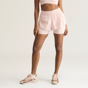 ADIDAS BY STELLA MCCARTNEY Skinny Sportbroek in Roze: voorkant