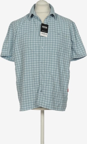 Löffler Button Up Shirt in L-XL in Blue: front