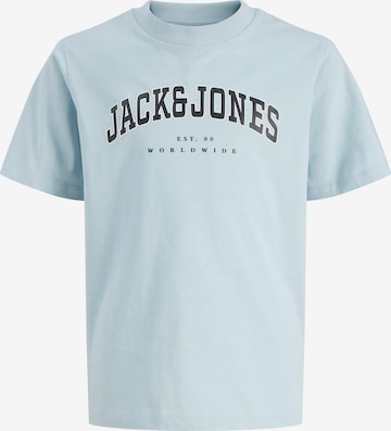 Jack & Jones Junior - Camisola 'JJECALEB' em azul: frente