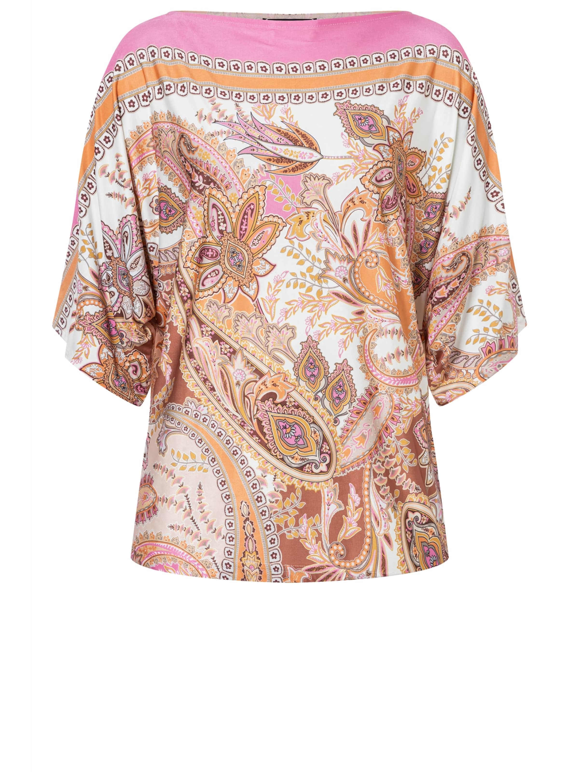 Ana Alcazar Bluse 'Duara' in lila / mandarine / pink / weiß, Produktansicht