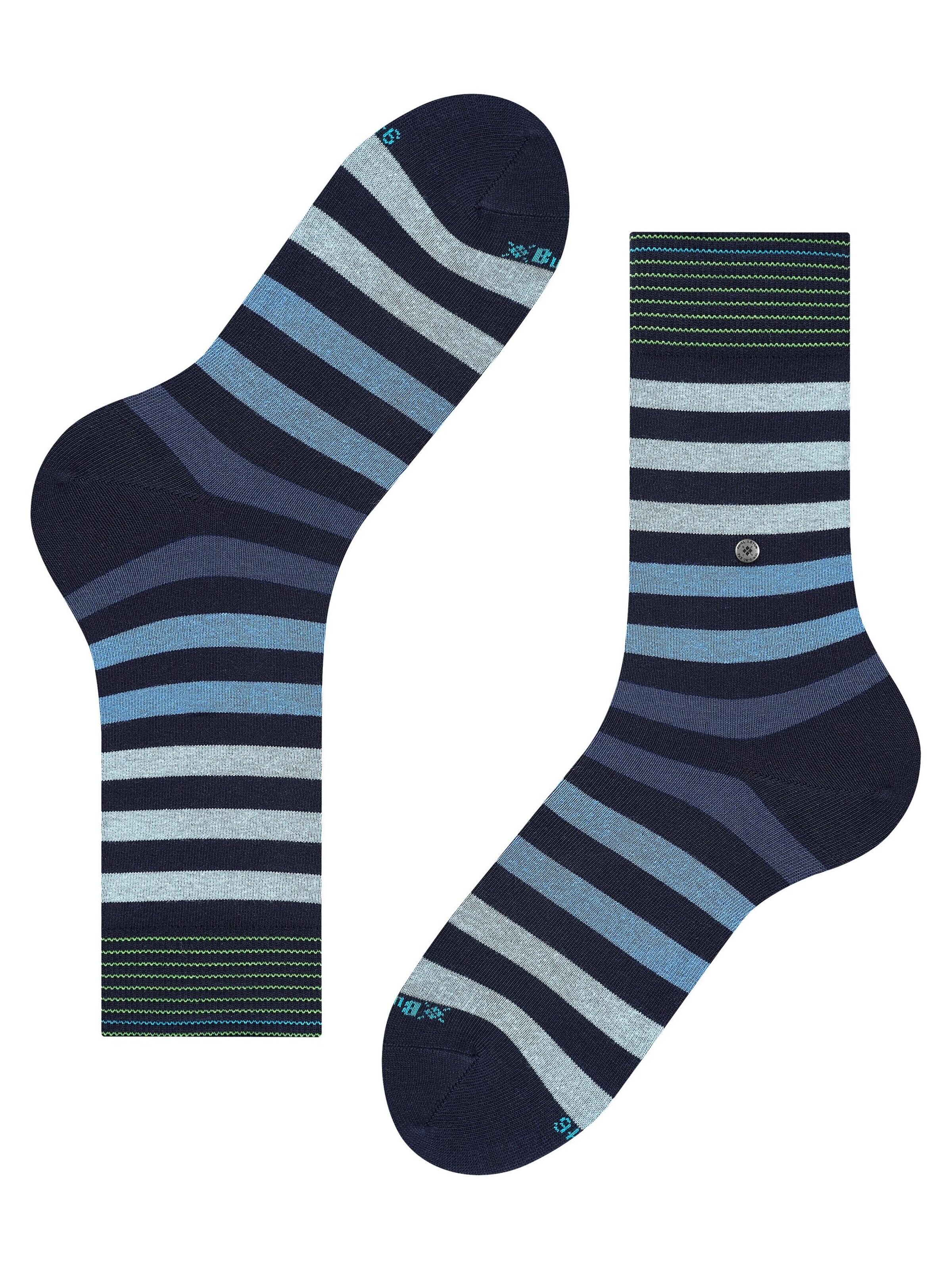 BURLINGTON Socks 'Blackpool' in Blue