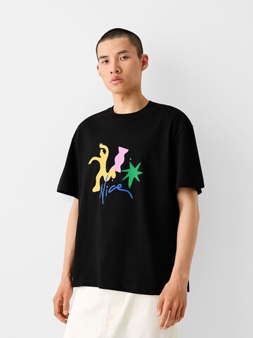 Bershka Shirt in Black