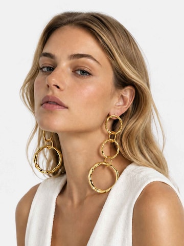RteRme Náušnice 'Gracie Earrings' – zlatá: přední strana