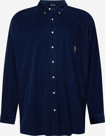Polo Ralph Lauren Big & Tall Pohodlné nošení Košile – modrá: přední strana