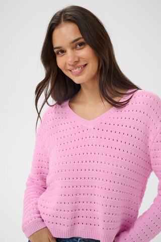 Kaffe Sweater 'Metta' in Pink