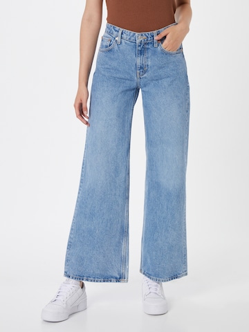 WEEKDAY Wide leg Jeans 'Ray' i blå: framsida