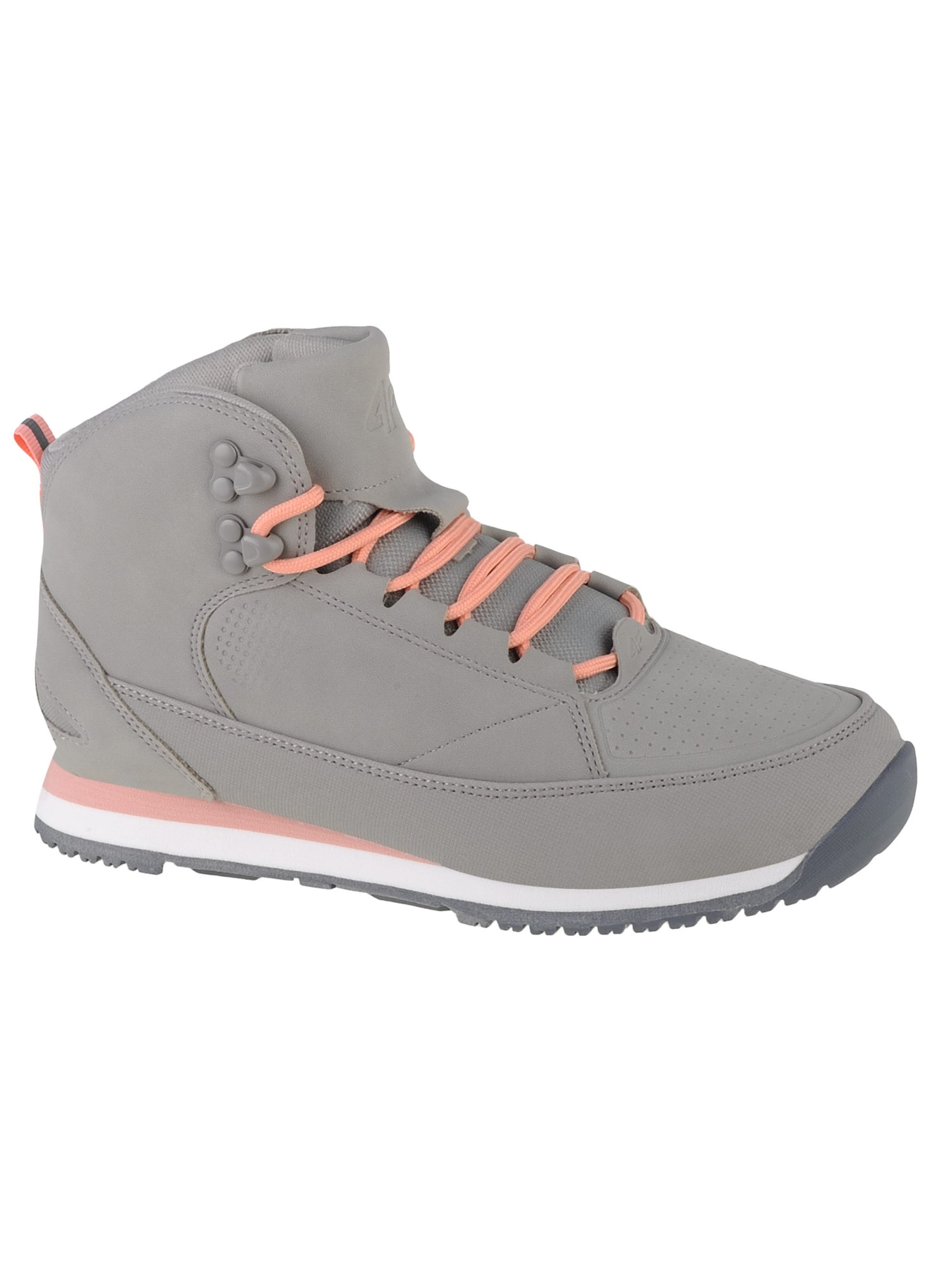 4F Boots in Grey: front