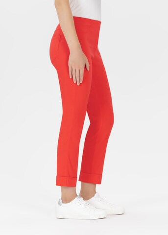 STEHMANN Slim fit Pants 'Igor' in Red