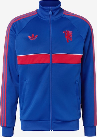 ADIDAS PERFORMANCE Treenitakki 'Manchester United' värissä sininen: etupuoli