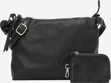 TOM TAILOR Crossbody Bag 'Hannah' in Black: front