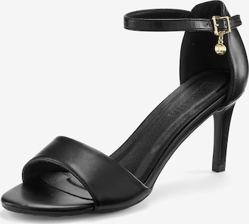LASCANA Strap Sandals in Black: front
