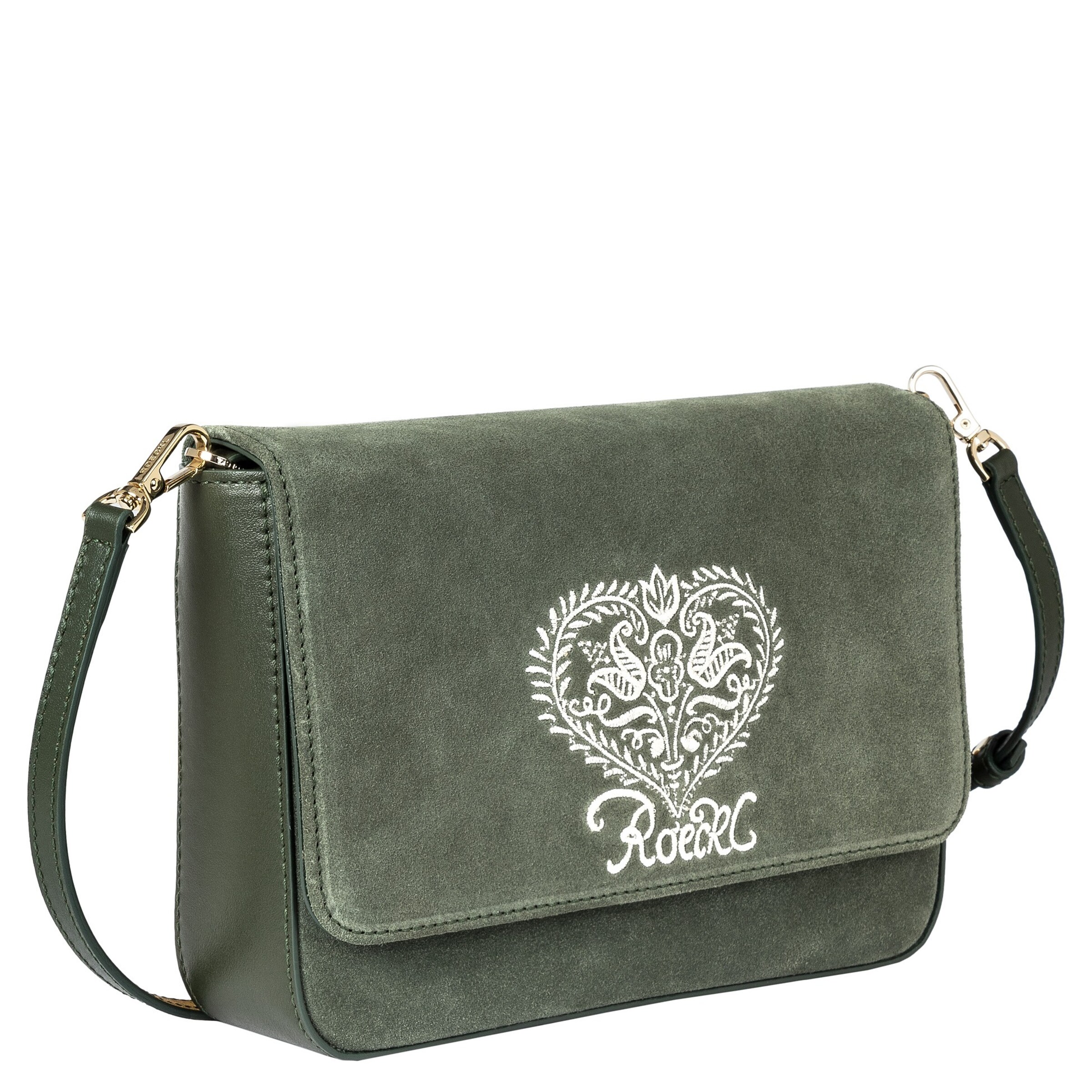 Roeckl Crossbody Bag 'VRONI UMHÄNGETASCHE SMALL' in Green