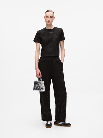Regular Pantaloni de la Karl Lagerfeld pe negru
