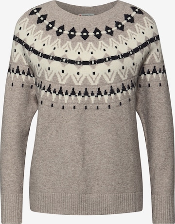 STREET ONE Pullover in Beige: Vorderseite