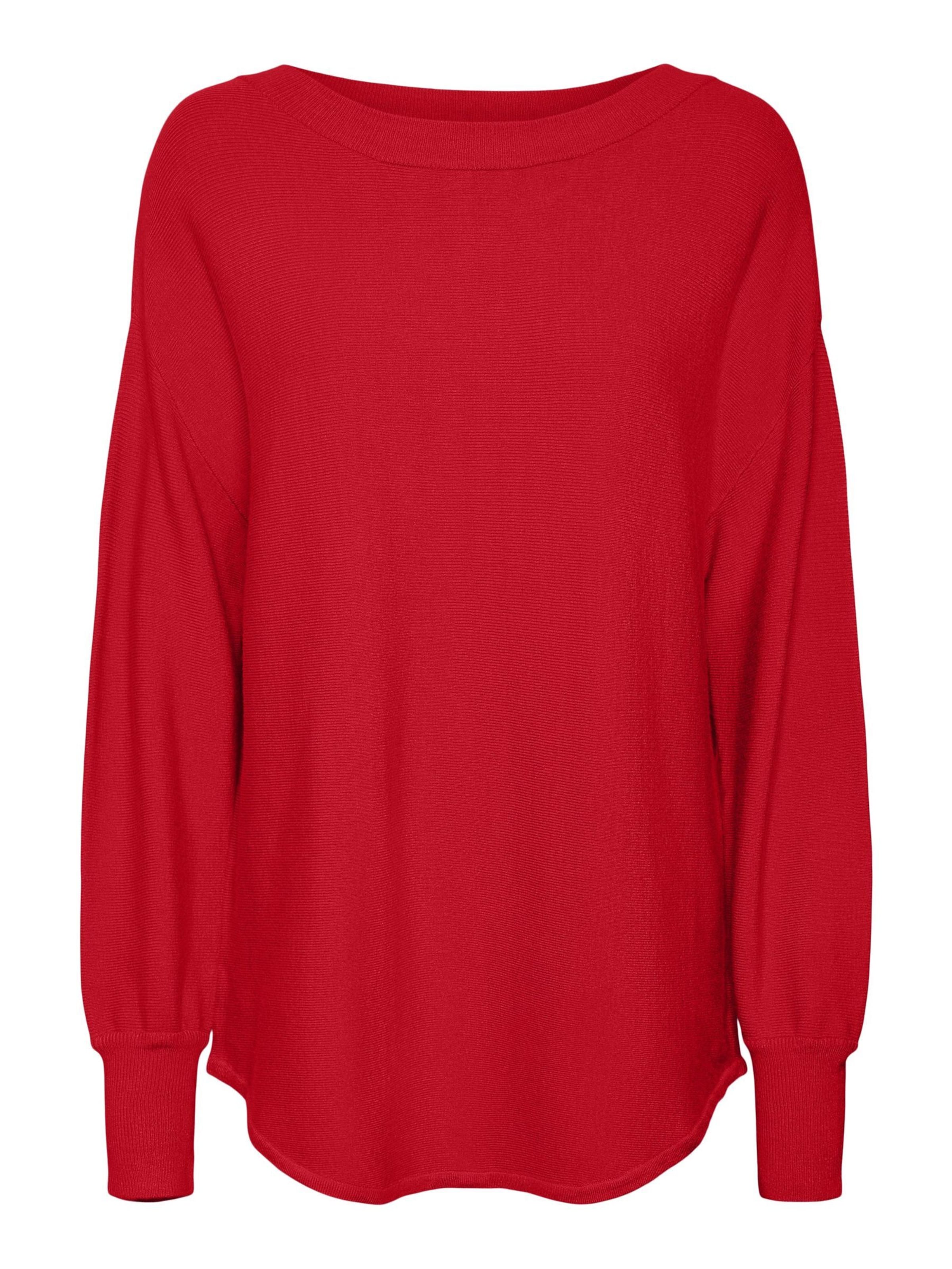 VERO MODA Pullover 'NANCY' i rød: forside