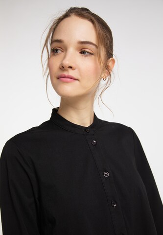 Rochie tip bluză de la DreiMaster Klassik pe negru