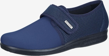 FLY FLOT Hausschuh in Blau: Vorderseite