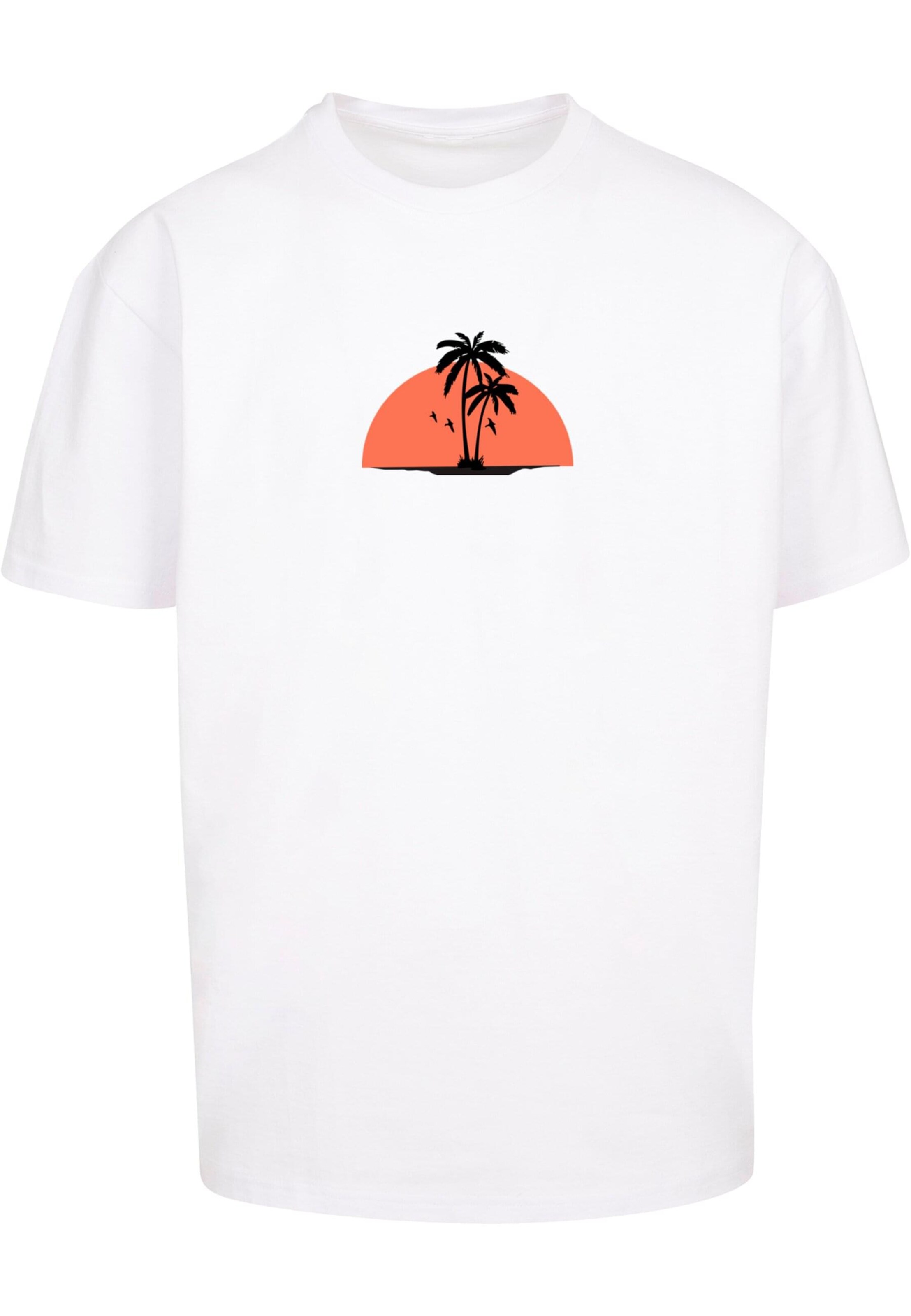 T-Shirt 'Summer - Beach' Merchcode en blanc : devant