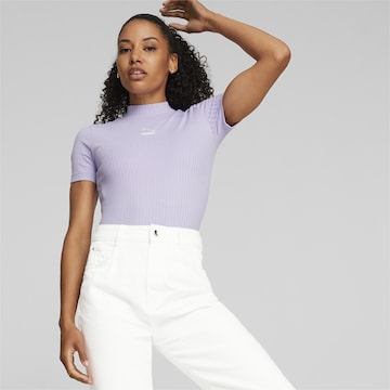 PUMA Shirt Bodysuit in Purple: front