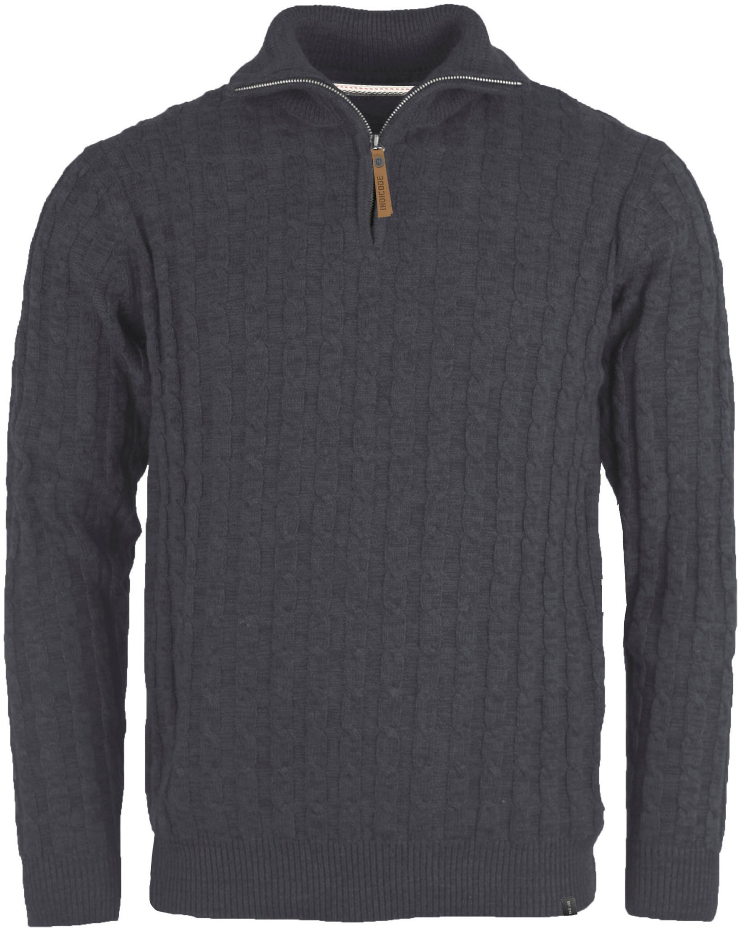 INDICODE JEANS Pullover in Grau: Vorderseite