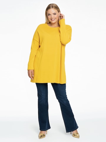 Pull-over Yoek en jaune