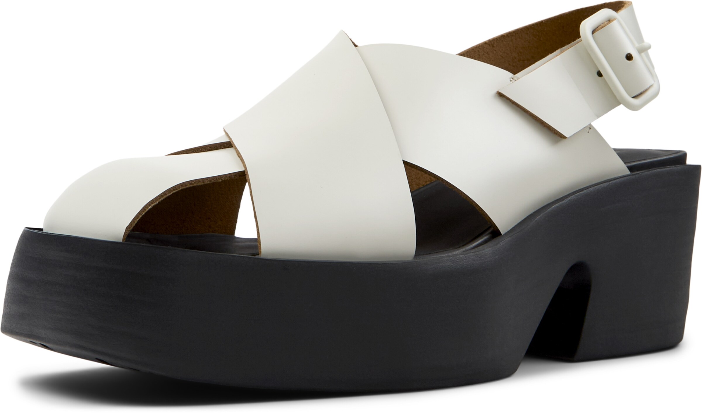 Sandales à lanières 'Billie' CAMPER en blanc : devant