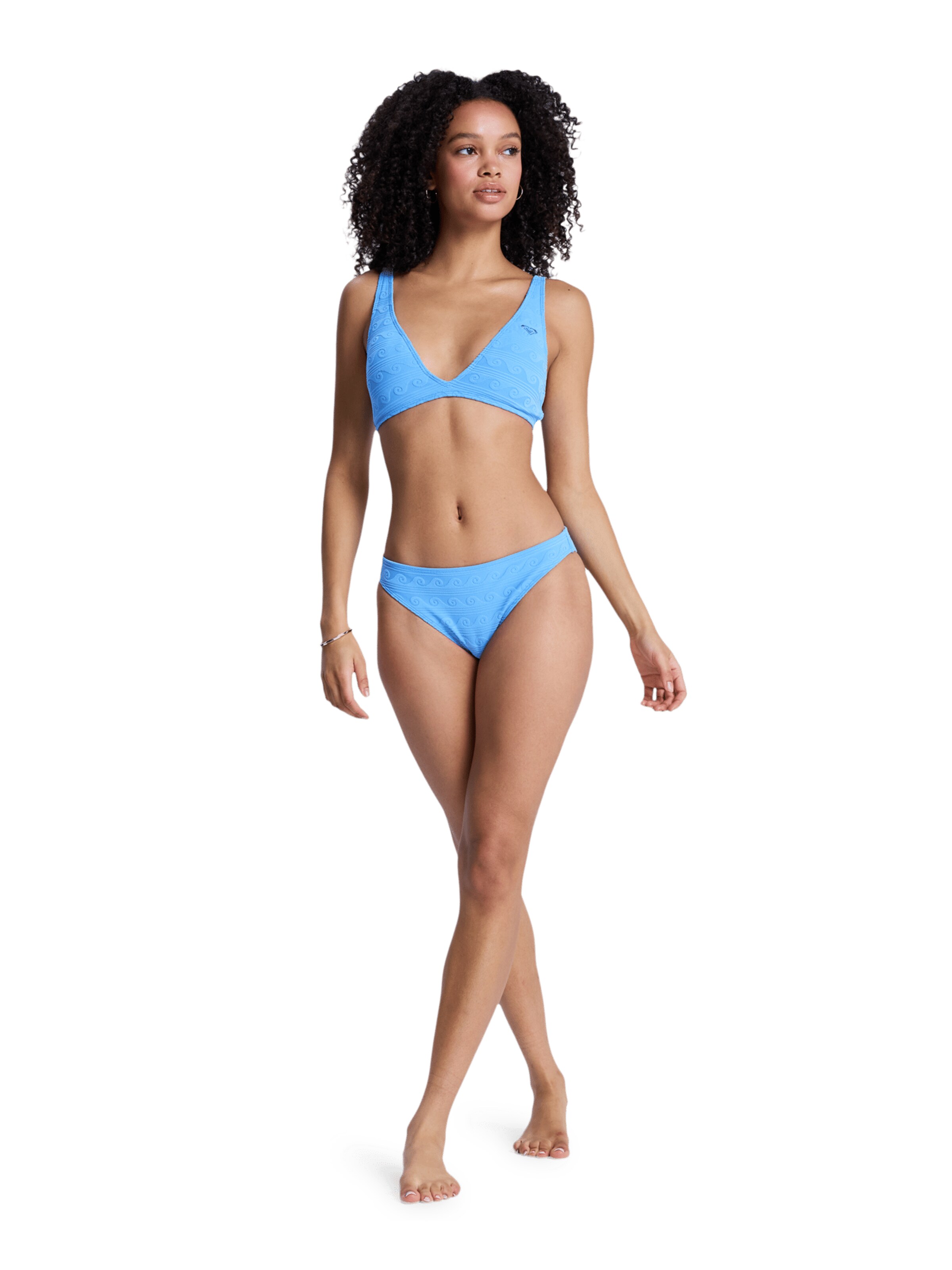 ROXY Bikini Top 'Paradise Wave' in Blue