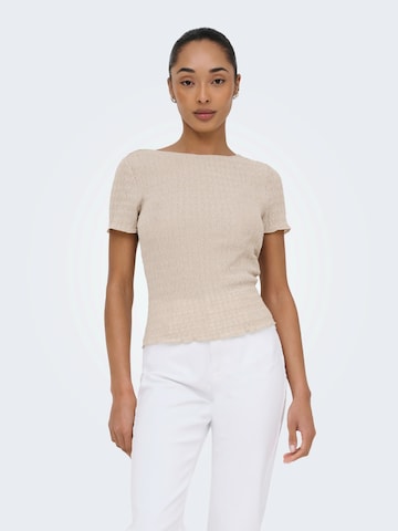 ONLY Shirt 'ONLILSE' in Grey: front