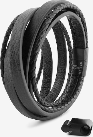 Akitsune Bracelet 'Dark Matter' in Black: front